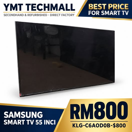 YMT Samsung Smart TV 55 Inci — original product advertisement